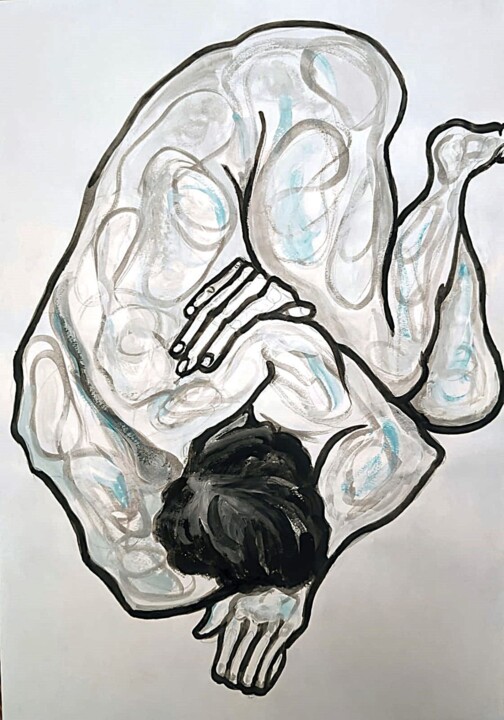 绘画,  18.9x13 in 