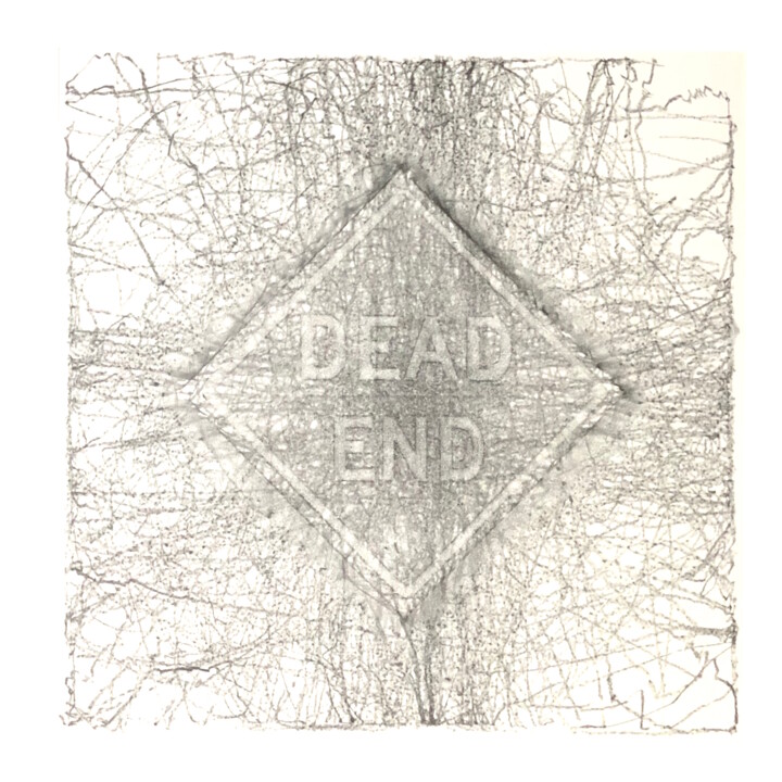 DEAD END Desenho, 23,6x23,6 in