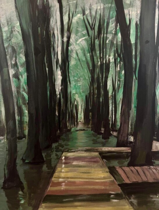 Painting titled "Painting for order…" by Valentyn Oladenko, Original Artwork, Acrylic