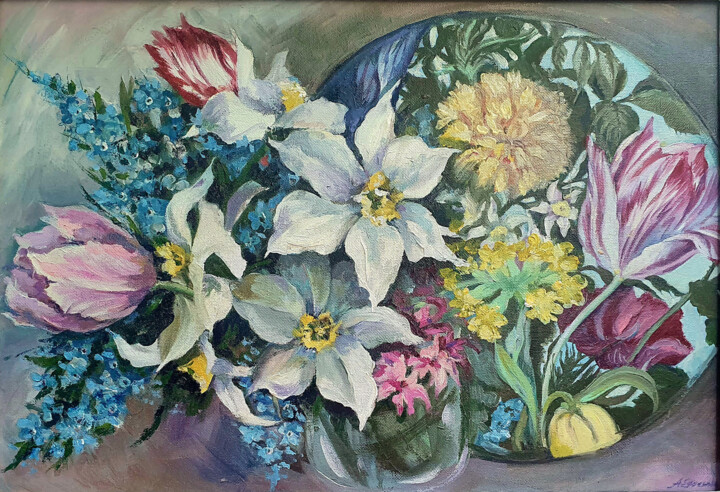 Dutch Homage 绘画, 13.8x19.7 in