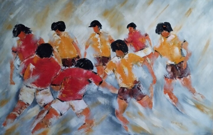 EQUIPE DE RUBY 绘画, 29.5x45.3 in
