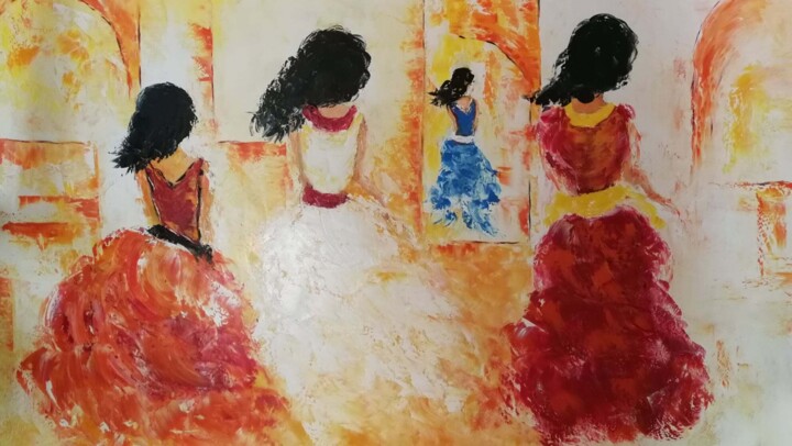 PROMENADE Schilderij, 47,2x78,7 in