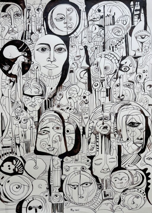 MATRIX 绘画, 27.6x19.7 in