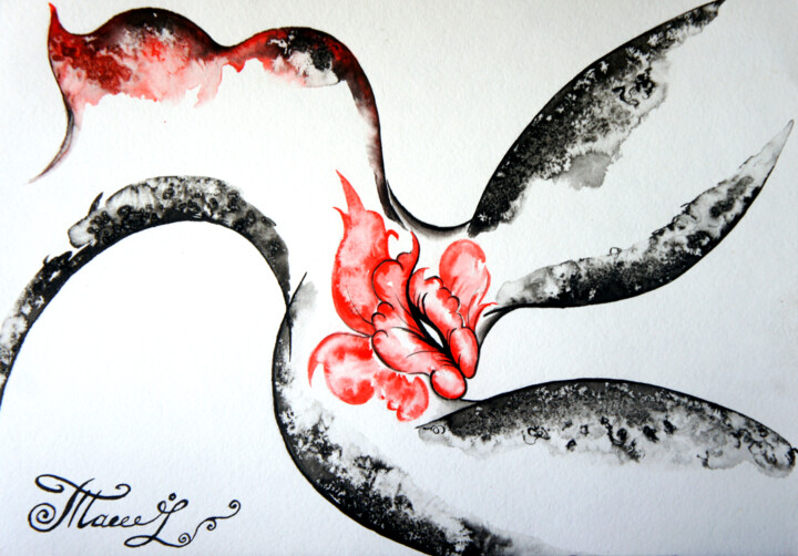 OrgaSm #50 绘画, 8.3x11.8 in