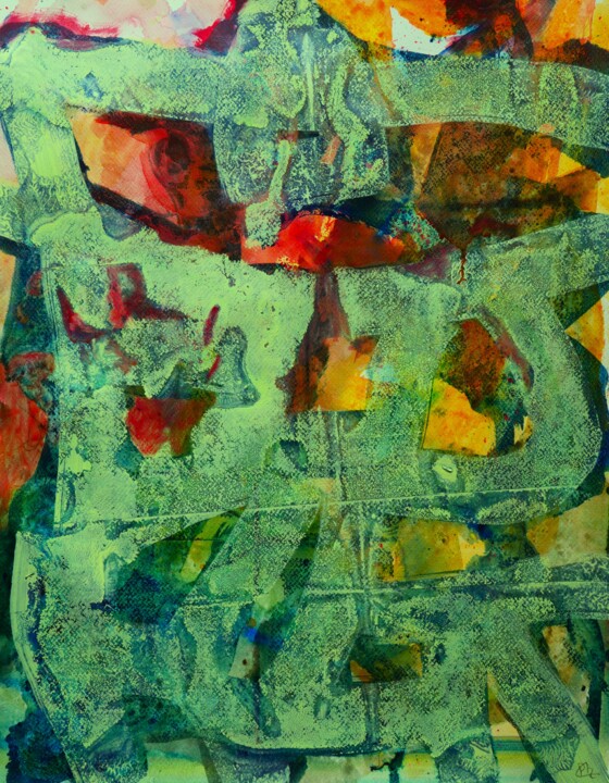 绘画 标题为“Aulique” 由Philippe Casaubon, 原创艺术品, 油