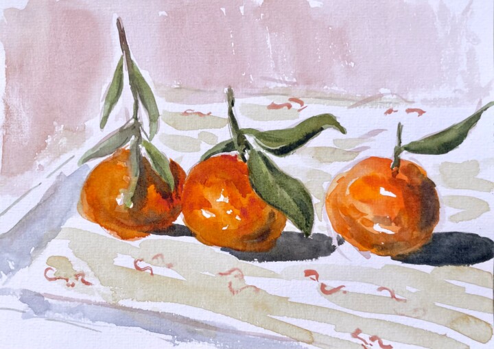 Clémentines Schilderij, 5,9x8,3 in