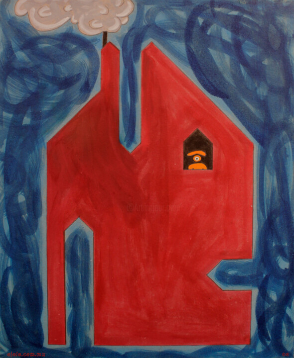 constructo visual 8 绘画, 35.5x25.5 in