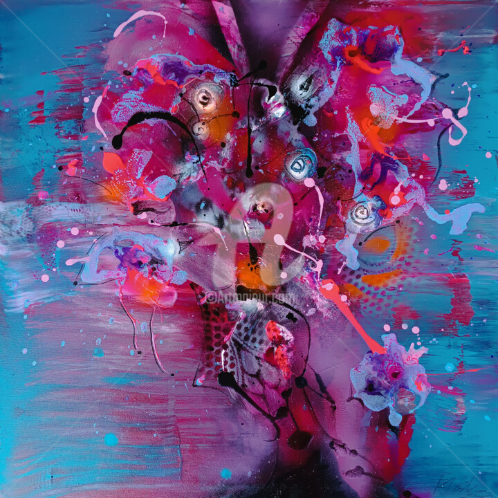The Chrysalis of 7 PM Pittura, 23,6x23,6 in