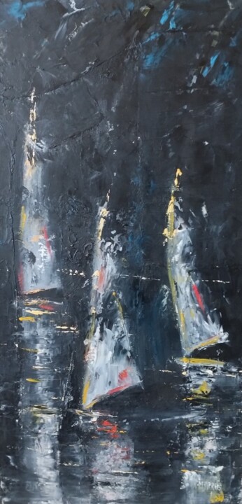 Schilderij,  23,6x11,8 in 