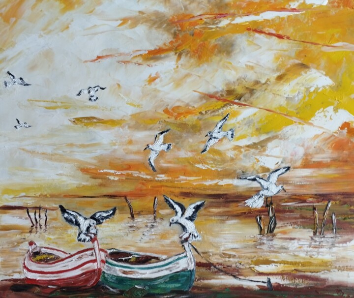 envole des goélands Tablo, 19,7x23,6 in