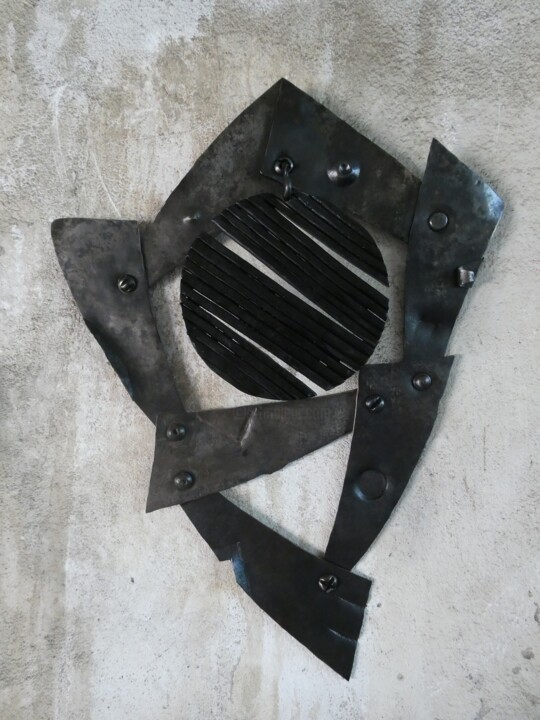 Sculpture titled "Shaitan" by Yavor Grancharov, Original Artwork, Metals