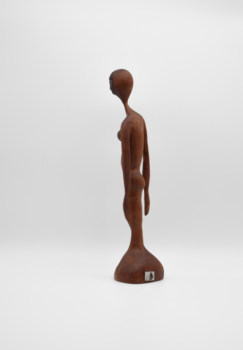 Escultura titulada "Schlangenholz" por Sylvia Gnatz, Obra de arte original, Madera