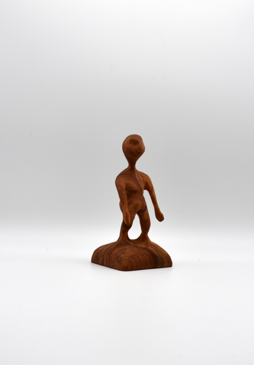 Escultura titulada "Olivenmann" por Sylvia Gnatz, Obra de arte original, Madera