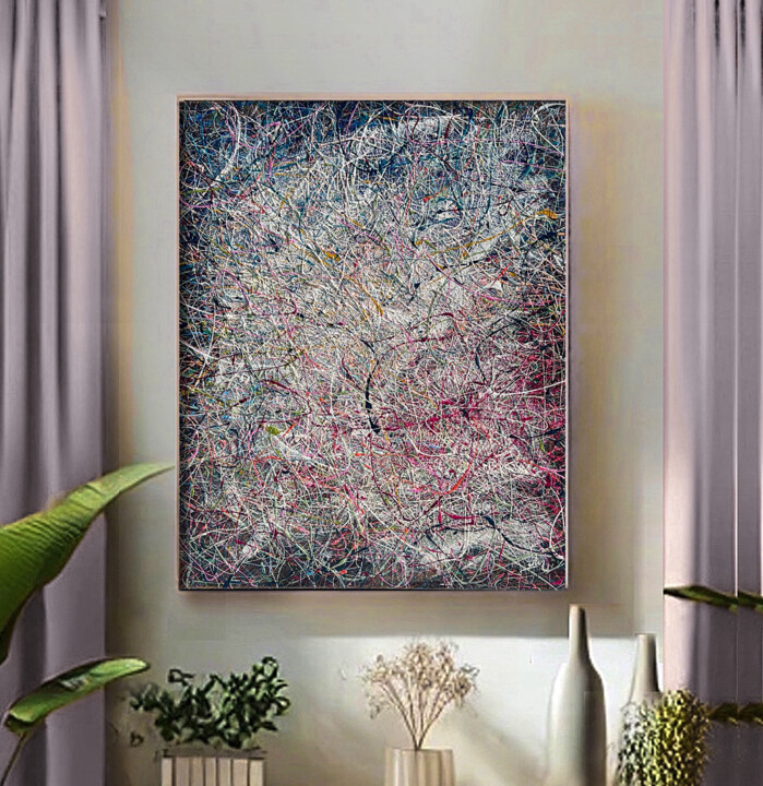 Pintura titulada "The Way Light Falls" por Nadiia Antoniuk, Obra de arte original, Acrílico Montado en Bastidor de camilla d…
