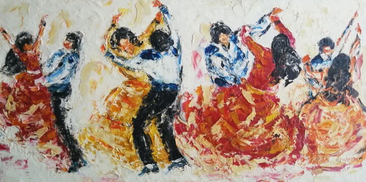 Schilderij,  15,8x31,5 in 