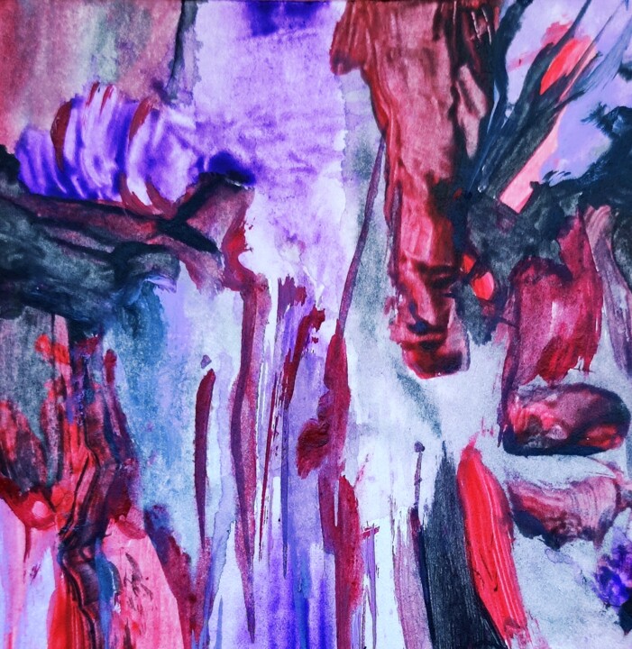 Little purple and red natural wonders - 6 绘画, 2.8x2.8 in