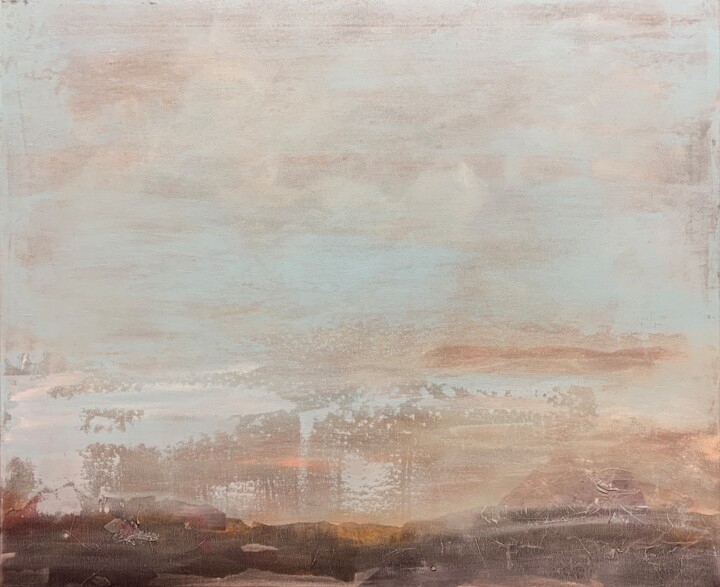 Painting titled "Vanilla Canyon – Ab…" by Krist Sergeeva, Original Artwork, Acrylic