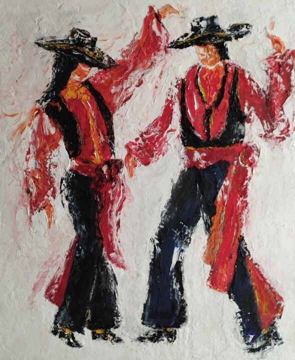 Schilderij,  28,7x23,6 in 
