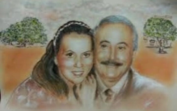 Giovanni e Francesca, Uniti per Sempre 图画, 5.9x13 in