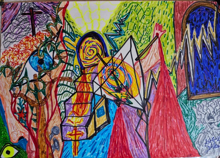 Rueda de molino de vida 图画, 8.3x11.8 in