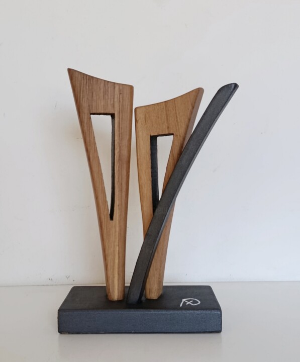 Sculpture titled "Forme aperte" by Anna Beltrame A+D Art, Original Artwork, Wood