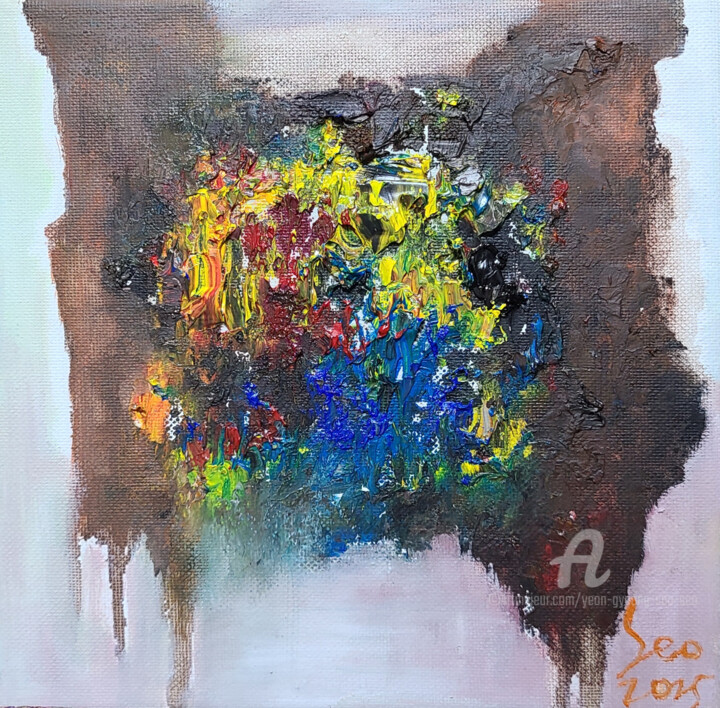 绘画,  7.9x7.9 in 