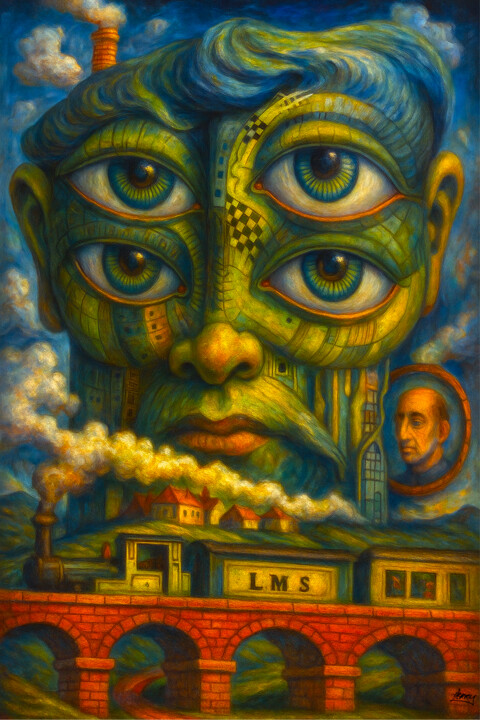 The Dreaming 绘画, 14.2x21.3 in