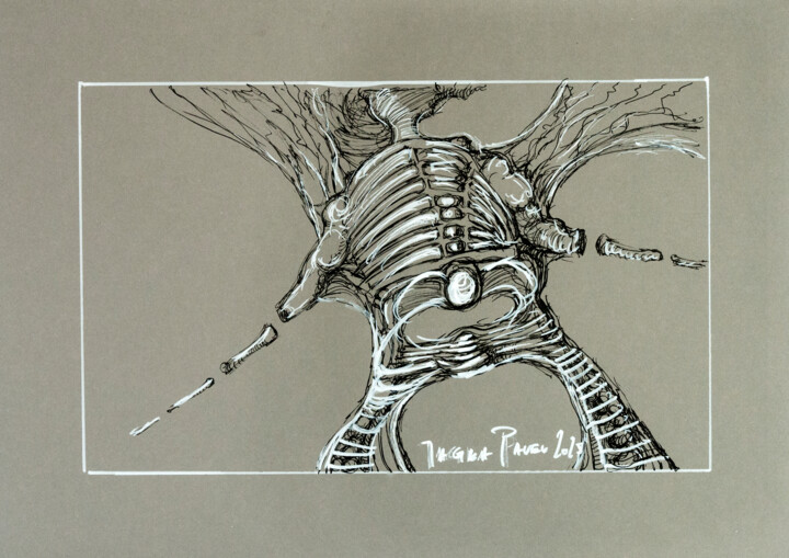 "Paulus IX" 图画, 11.8x16.5 in