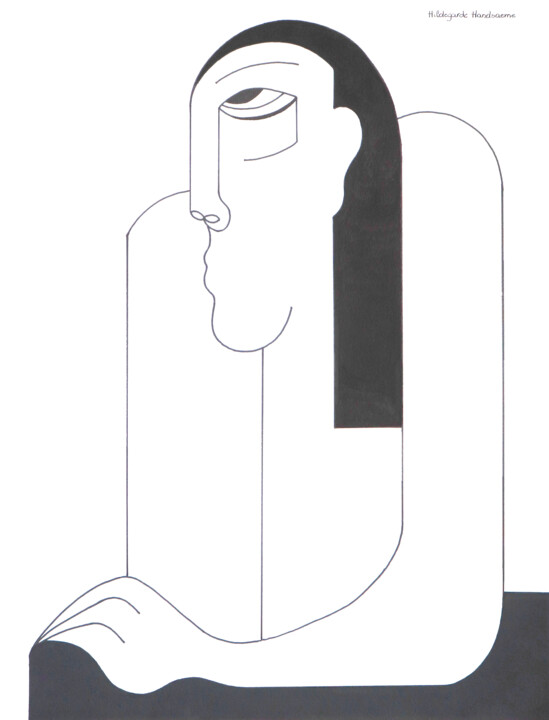 Deux en Une 图画, 25.6x19.7 in