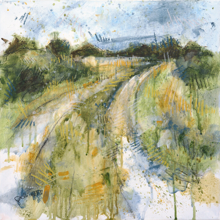 Où l'on va 绘画, 15.8x15.8 in