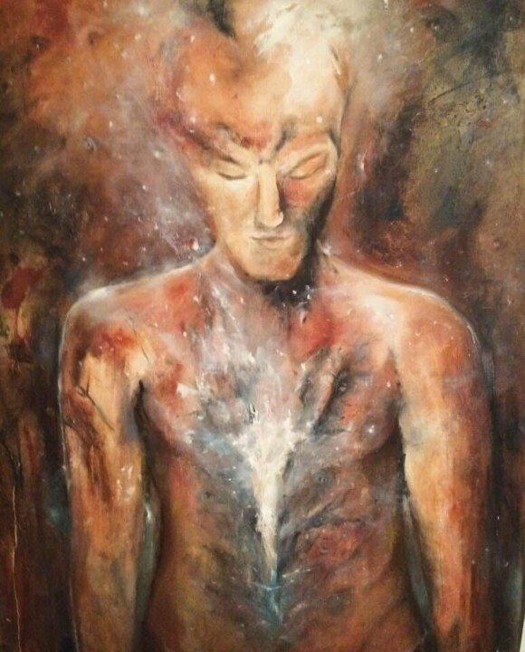 Nous sommes un univers 绘画, 31.5x23.6 in