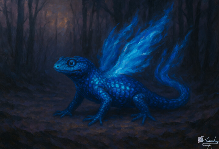 Fulgor Nocturno Schilderij, 25,6x39,4 in