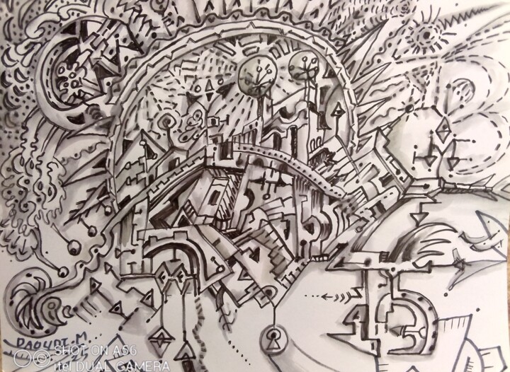 abstract1 图画, 9.5x12.6 in