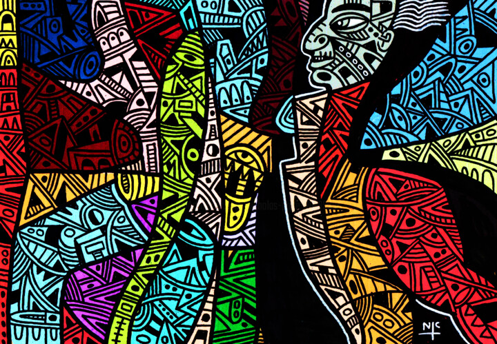 GHOST LOVERS 图画, 8x12 in