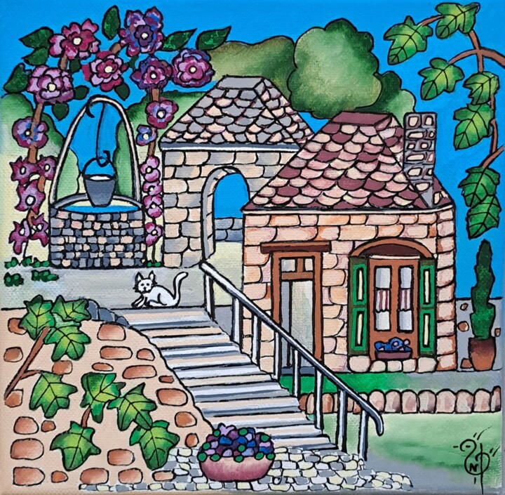 Marcolès Pittura, 7,9x7,9 in
