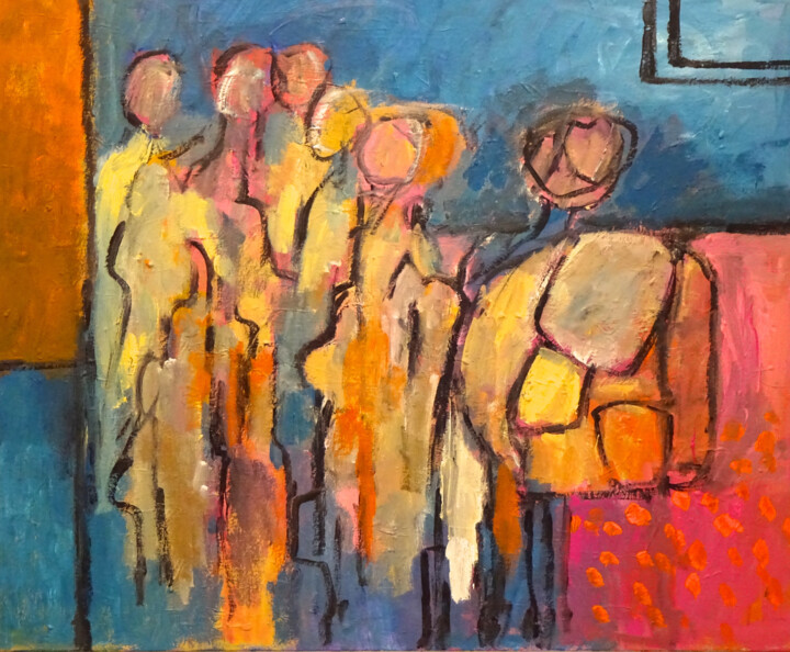 绘画,  35.4x43.3 in 