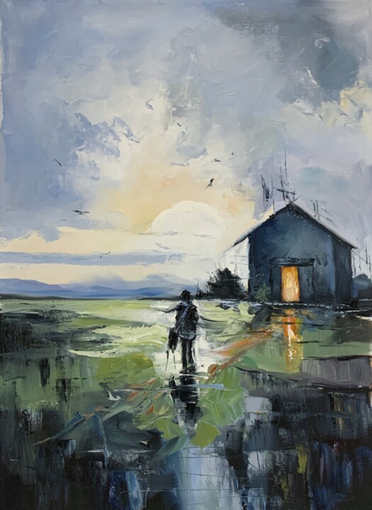 Wanderer's Journey 미술작품, 27.6x19.7 in