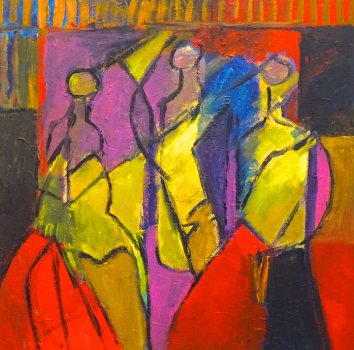 绘画,  35.4x35.4 in 
