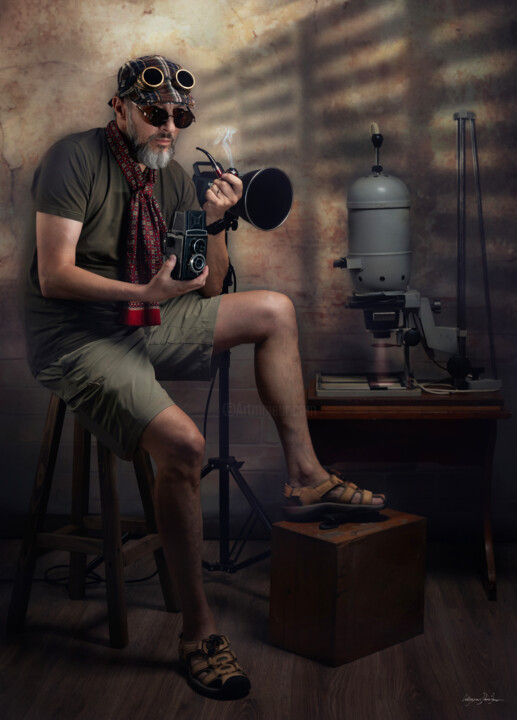 Photography titled "In The Studio" by Grigore Roibu, Original Artwork, Digital Photography