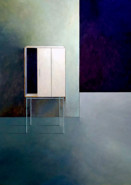 绘画 标题为“SECRET PLACE” 由Mea N. Ambrozo, 原创艺术品, 丙烯 安装在木板上