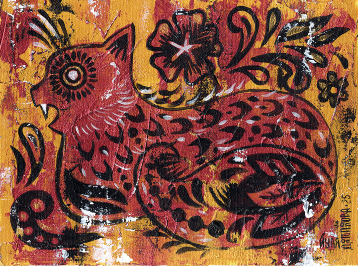 绘画,  5.9x7.9 in 