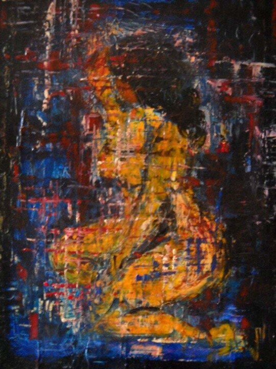 sortie de bain 绘画, 27.6x19.7 in