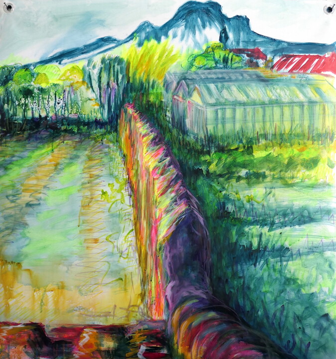 Vue de l'atelier 2 Pittura, 33,9x31,5 in