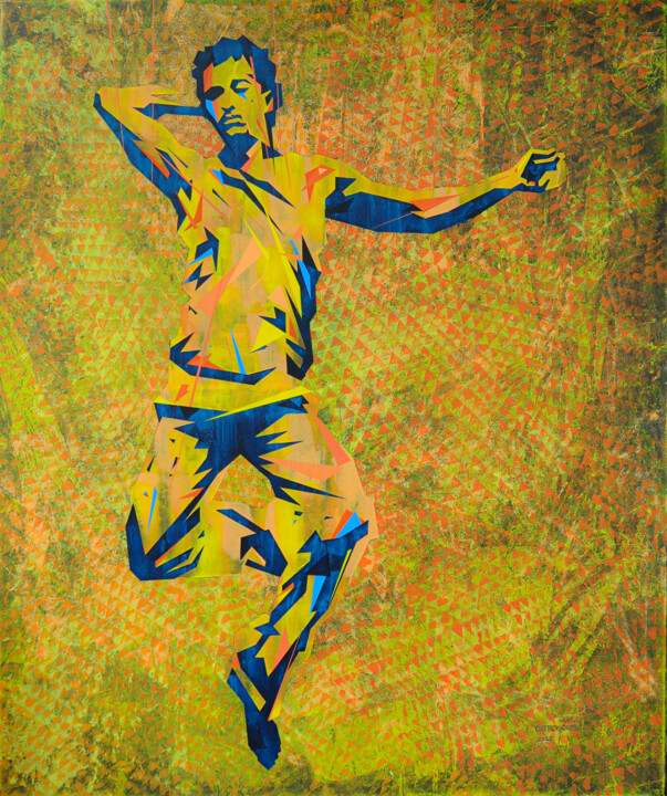 Painting titled "Konteksty snu VI" by Michał Ostrogórski, Original Artwork, Acrylic