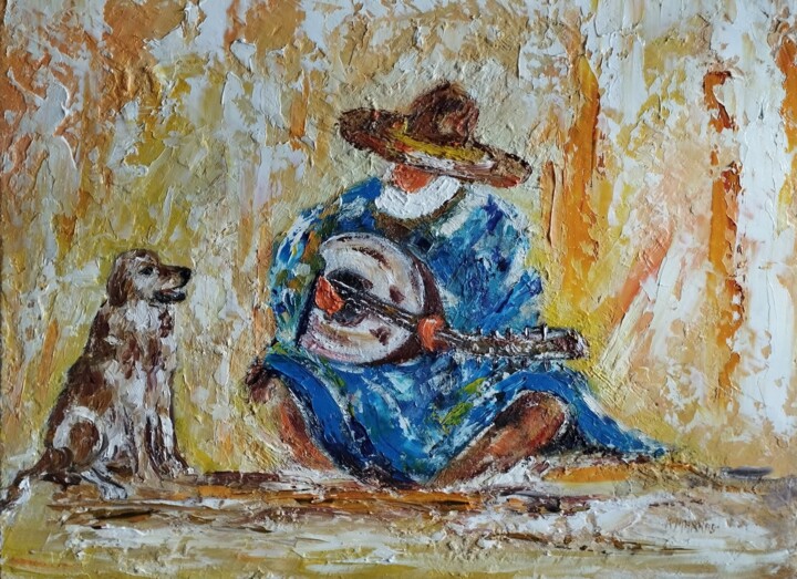 绘画,  18.1x24 in 