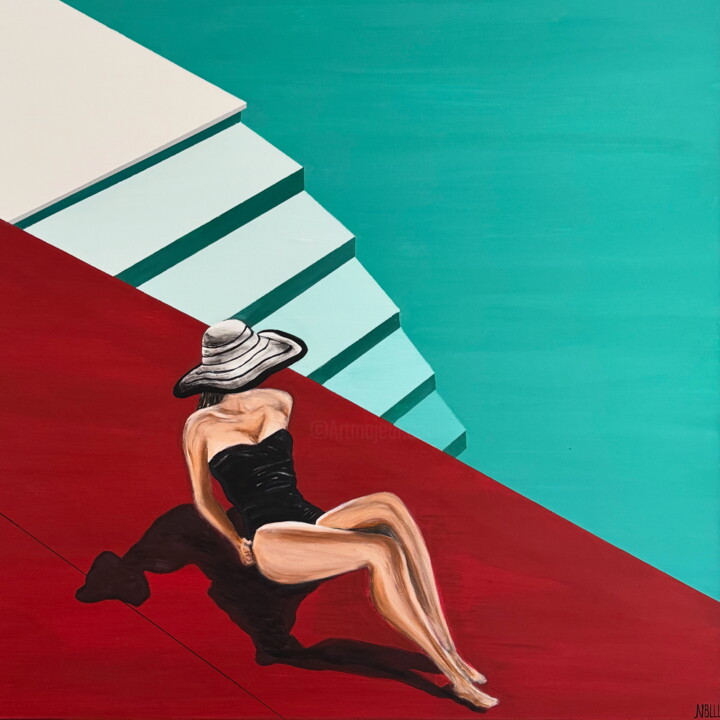 BRAIN OFF Schilderij, 39,4x39,4 in