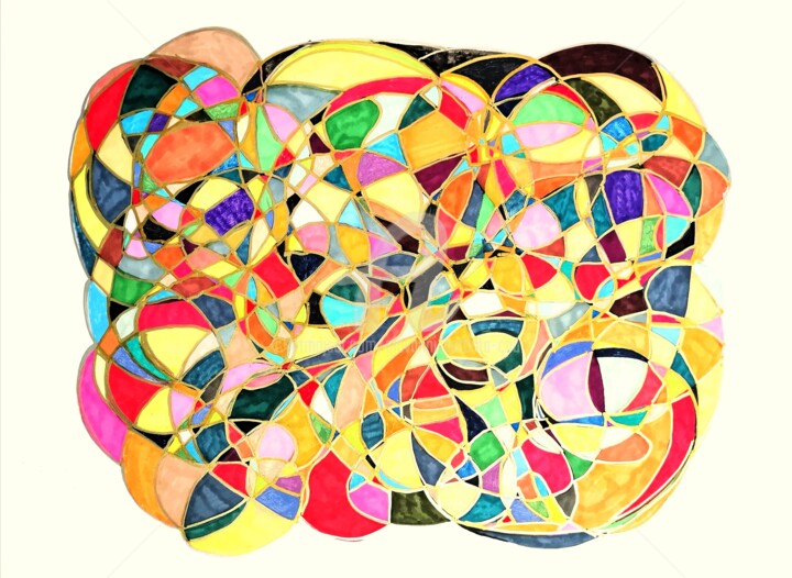 MOSAICO ( 2020 ) 图画, 16.5x23.4 in