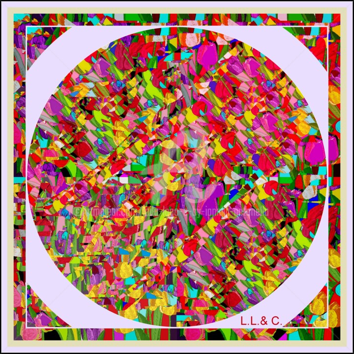 Textile Art titled "FOULARD ARTISTICI I…" by Laila Lago & C. By Iannilli Antonella, Original Artwork, Textile fiber