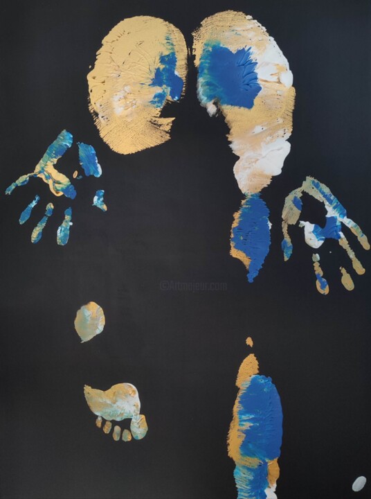 L'évolution du corps à travers la couleur 2/3 绘画, 30.7x22.8 in