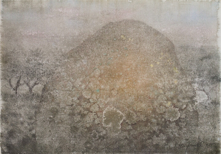 Short nights 絵画, 12.2x17.3 in